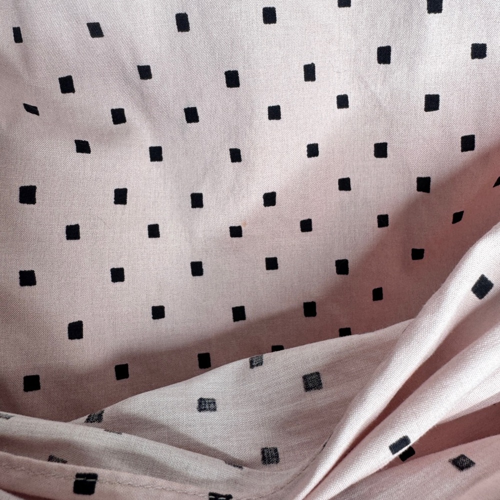 Prada Vintage Pink Squared Polka Dot Dress - Picture 11 of 16